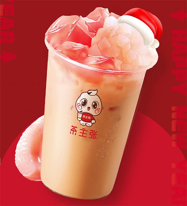 茶主张蜜桃乌龙奶茶